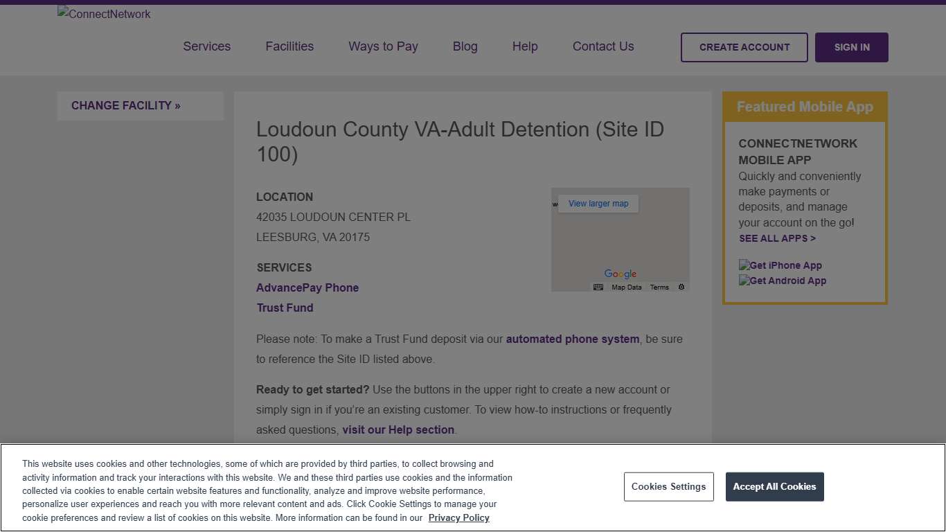 Loudoun County VA-Adult Detention ConnectNetwork